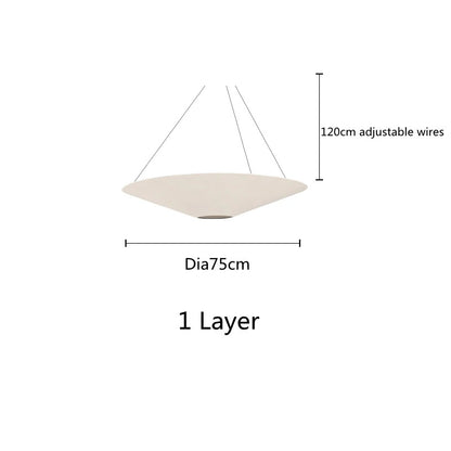 Designer Wabi Sabi Pendant Light Japanese Paper Pendant Lamp