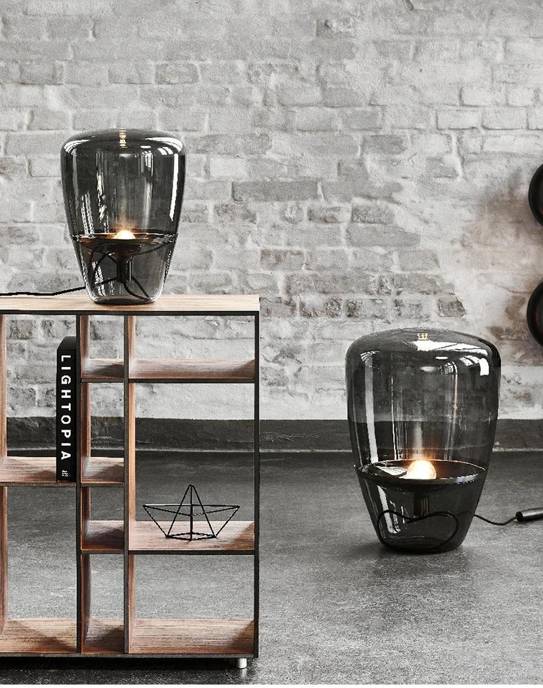 Czech Design Series Glass Table Lamp Livingroom Decoration Room Desks Personalized Creative Bedside Vitreous Desk Light