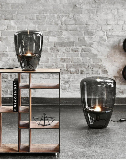Czech Design Series Glass Table Lamp Livingroom Decoration Room Desks Personalized Creative Bedside Vitreous Desk Light