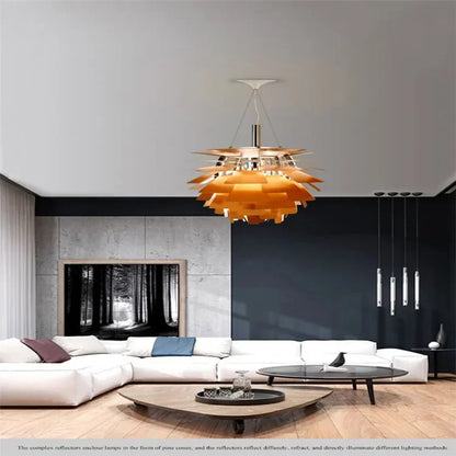 louis poulsen artichoke pendant light kitchen island lighting