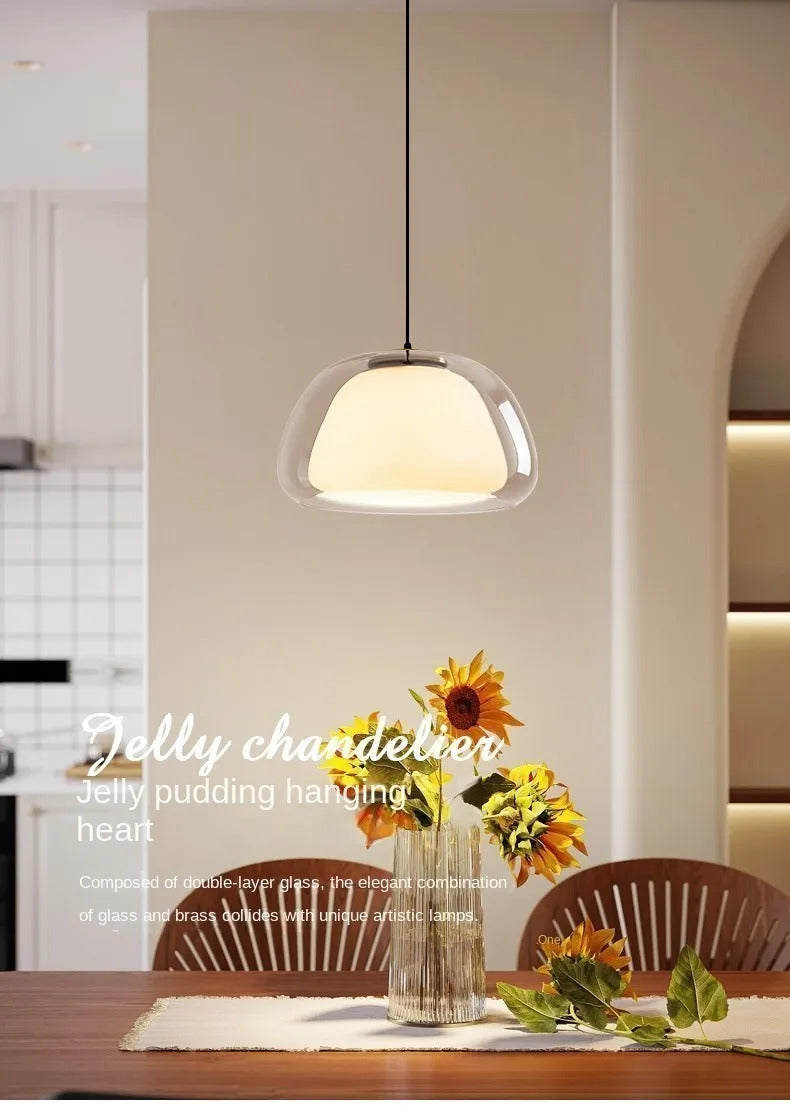Danish Jelly Pendant lamp Bedroom bedside lamp