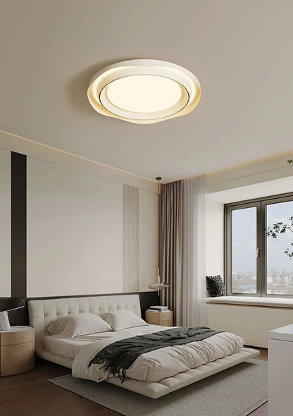 Modern Bladeless Ceiling Lamp Fan Living Room Silent Air Circulation Fan
