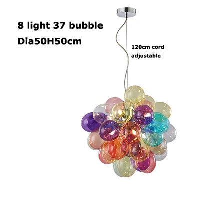 Gross glass bubble Pendant lamp bedroom kitchen island light