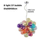 Gross glass bubble Pendant lamp bedroom kitchen island light