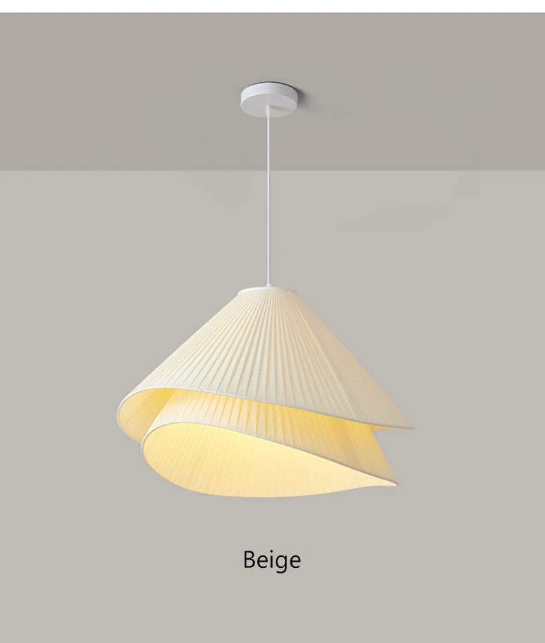 Lia Pendant lamp Nordic white fabric pendant light