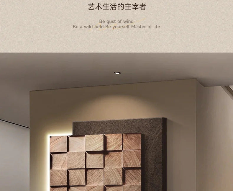 Italy Designer Geometric Wall Lamp Square Mounted Background Hallway Sconce lighting