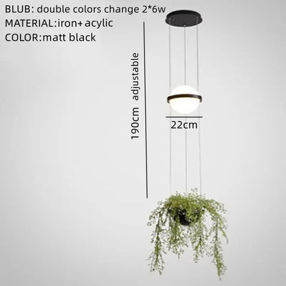 Plant Wall Light Modern Designer Led Study Bedroom Bedside Corridor Luxury Wall Lamp