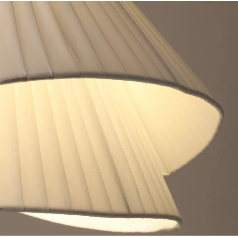 Lia Pendant lamp Nordic white fabric pendant light