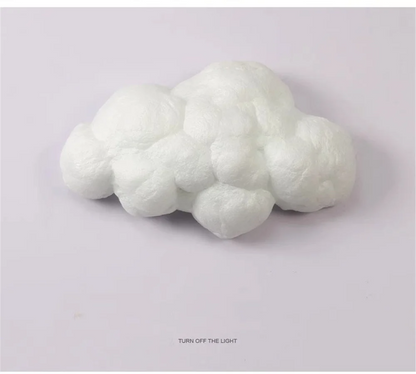 Novelty Cloud Wall Sconce Light Kids Children Bedroom Bedside Cartoon Cotton wall lamp