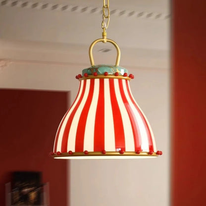American Circus Style Chandeliers Glass Lampshade Led Pendant Lights