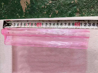 Pink Clear Glass Tube French Design Led Chandelier Lighting Hanging Lamp Lustre Suspension Luminaire Lamp For Dinning Room Decor