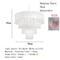 Modern Pink Glass Chandelier Designer Texture Glass Chandelie