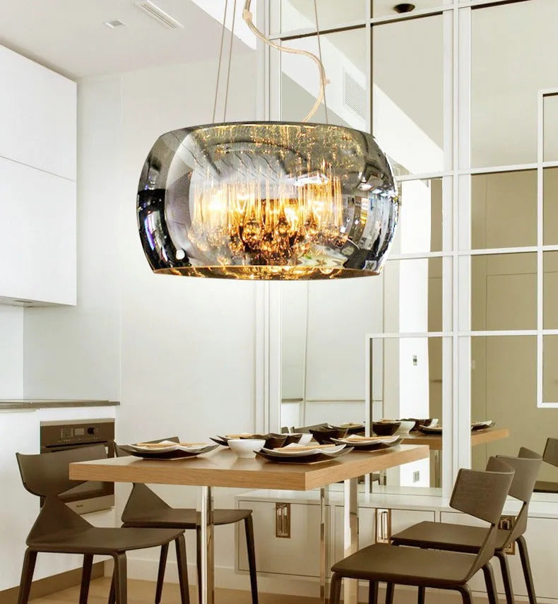 Nordic pendant lamp Luxury Glass Light Fixture crystal pendant lighting