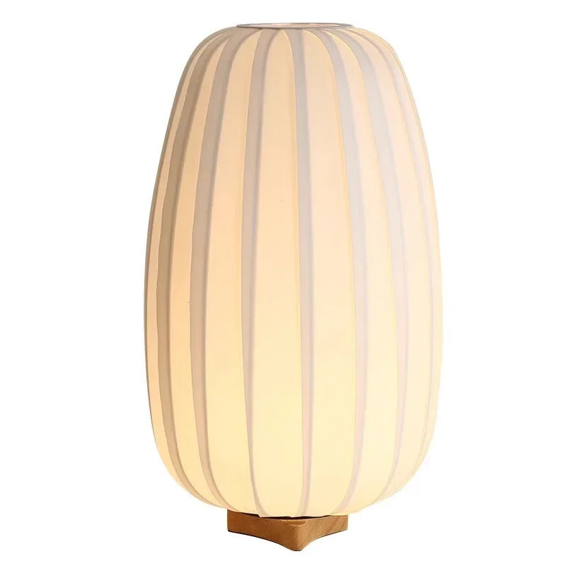 Nordic fabric table lamp, living room and study decorative table lamp, warm bedroom bedside decorative lamp