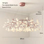 Ceiling Chandelier Nordic Hanging Living Room Chandelier Modern Kitchen Firefly Lamp Round Chandelier Lighting