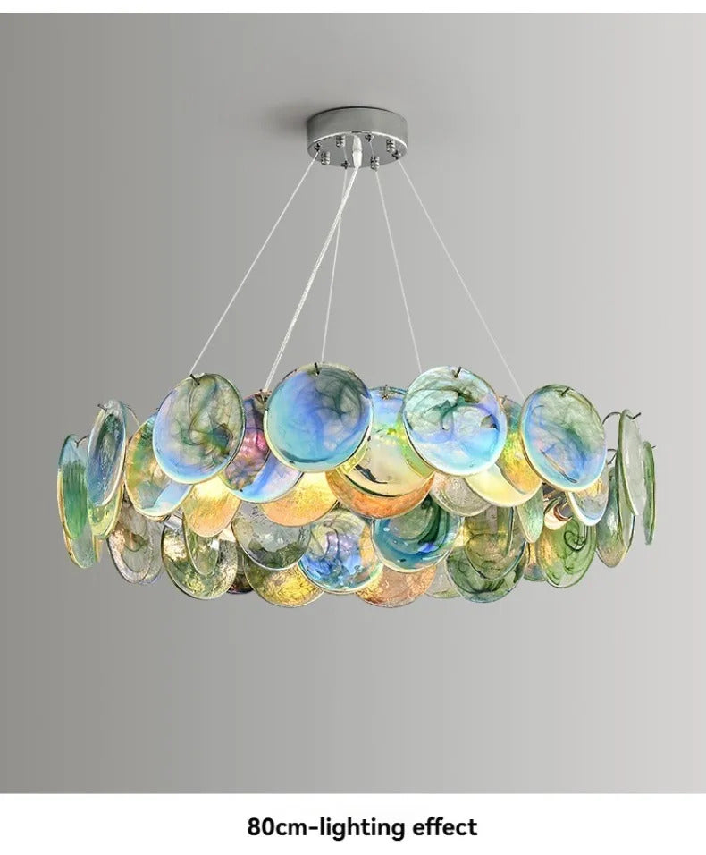 Camisa Murano Glass Chandelier Living Room art deco chandelier