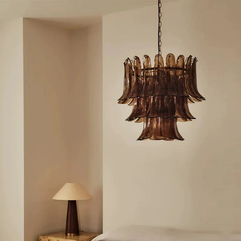 Glass Petals Chandelier 