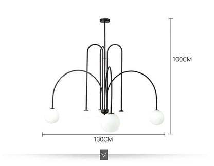 Nordic Minimalist Pendant Light Living Room Restaurant Lamp