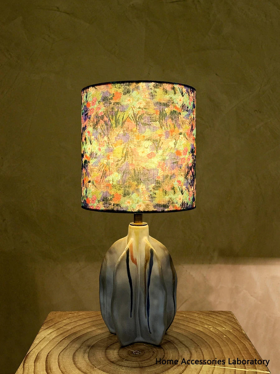 New Modern Color Blocking Art Carambola Ceramics LED Table Lamp Romantic Home Lighting Decoration Bedroom Study Desk Lights