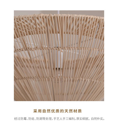 Nordic Umbrella Rattan Pendant Light Wabi sabi pendant lamp