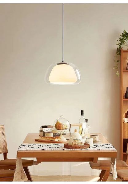 Nordic Glass Jellies Design Hanging Lamp Indoor Dining Living Room Pendant Light