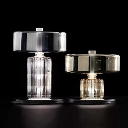 Living room designer desk lamp Nordic minimalist personality creative glass internet celebrity art bedside bedroom desk lamp