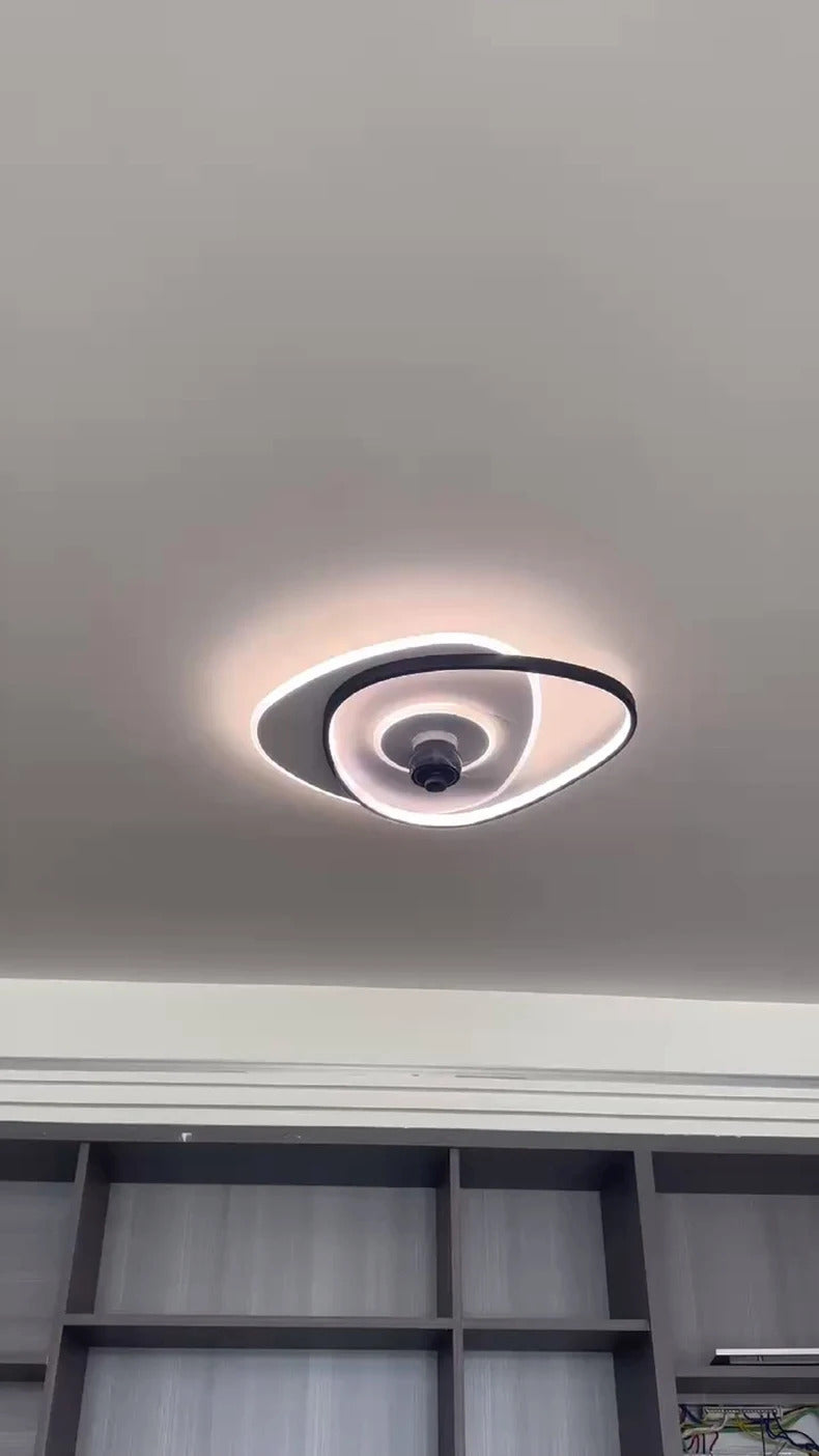 Electric Fan Light Modern LED Ceiling Lamp Living Room Light