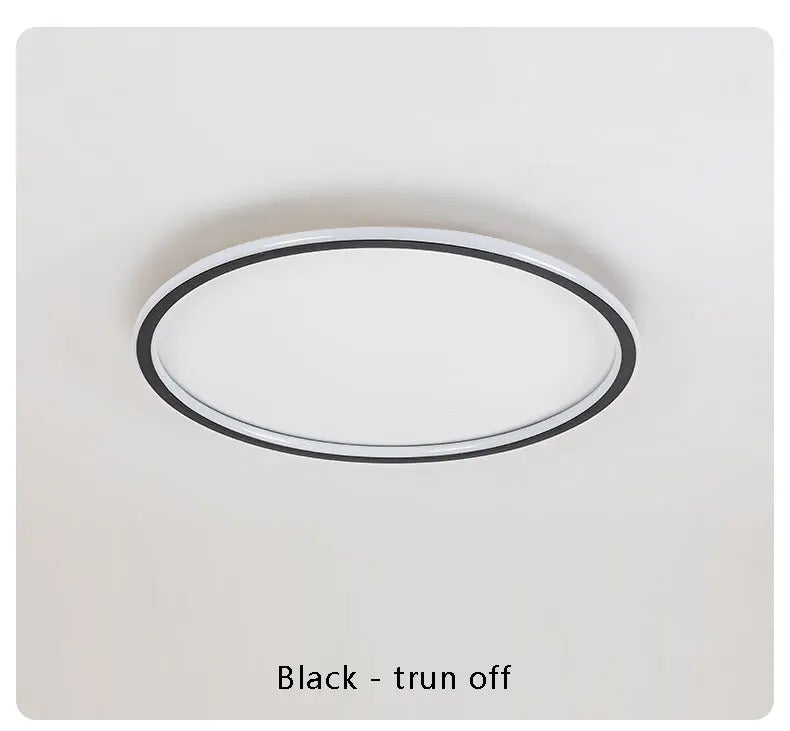 Modern with Remote Control Dimmable Flush Mount Bedroom Living Room Ceiling Light