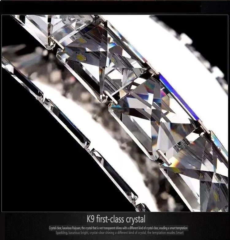 Modern Crystal Chandelier Simple Dining Room Chandelier Home Decoration hanging light fixtures