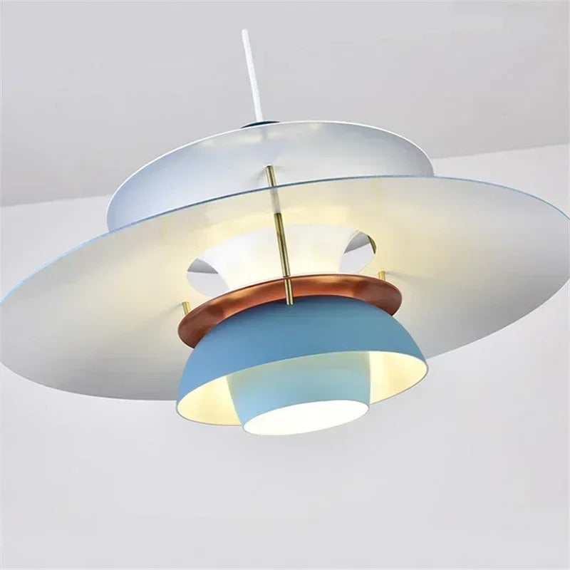 PH Pendant Lamp Danish Designer Umbrella Ceiling Chandelier Modern Colorful Led Pendant Lamp