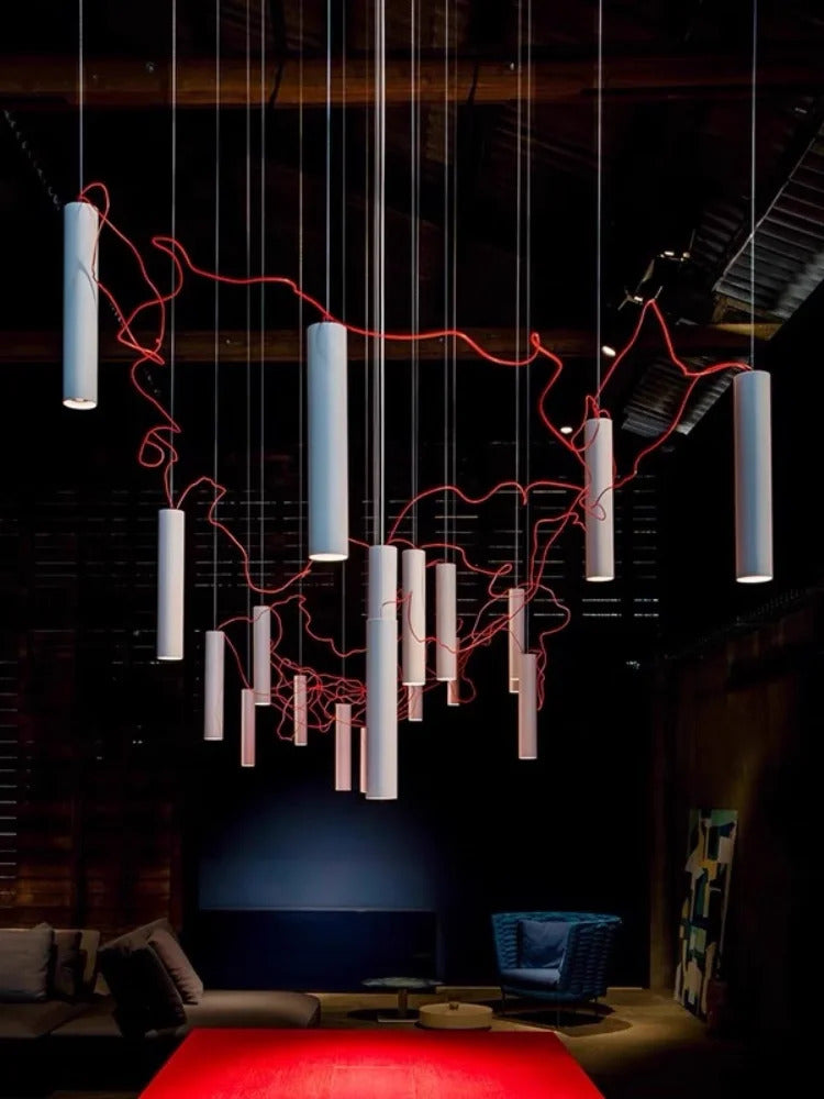 Simbiosi Suspension pendant Lamp Italian Combination spot Light