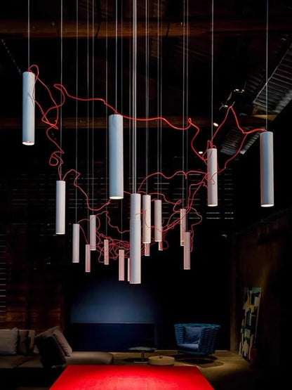 Simbiosi Suspension pendant Lamp Italian Combination spot Light