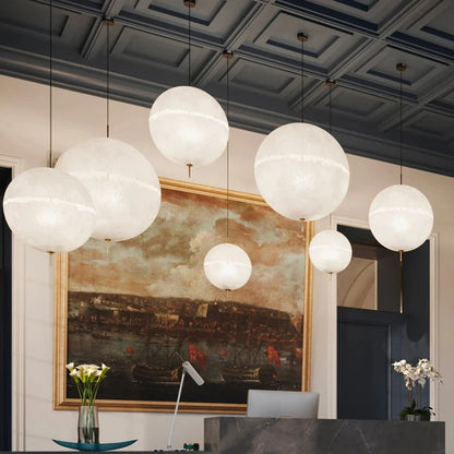 Danish design Moon Pendant light Italian Postkrisi Designer orb chandelier Atmosphere light