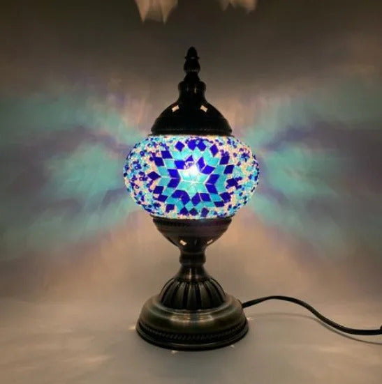 Turkish mosaic glass Table Lamp home bedside table lamp