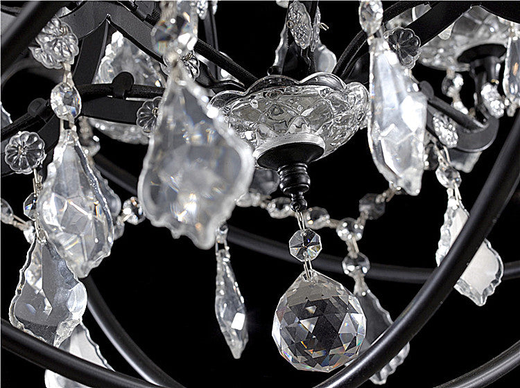 Rustic Orb Chandelier farmhouse kitchen Island light