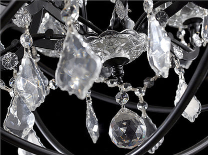 Rustic Orb Chandelier farmhouse kitchen Island light