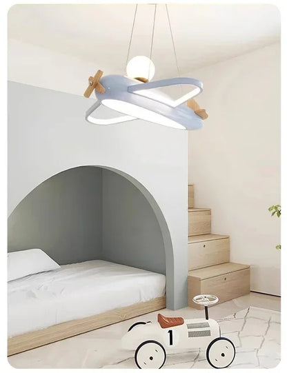 Creative Airplane Lamps Modern Children's Room Chandelier