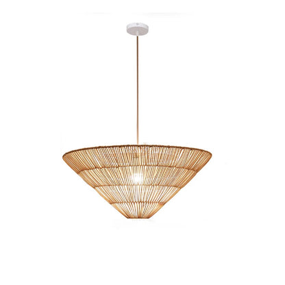 Nordic Umbrella Rattan Pendant Light Wabi sabi pendant lamp