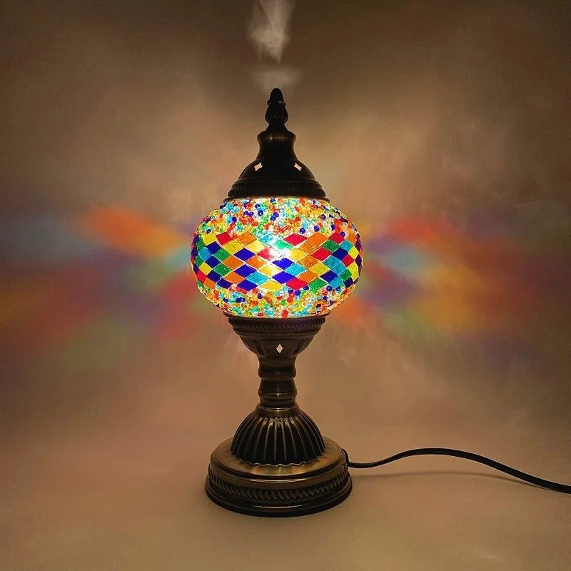 Turkish mosaic glass Table Lamp home bedside table lamp