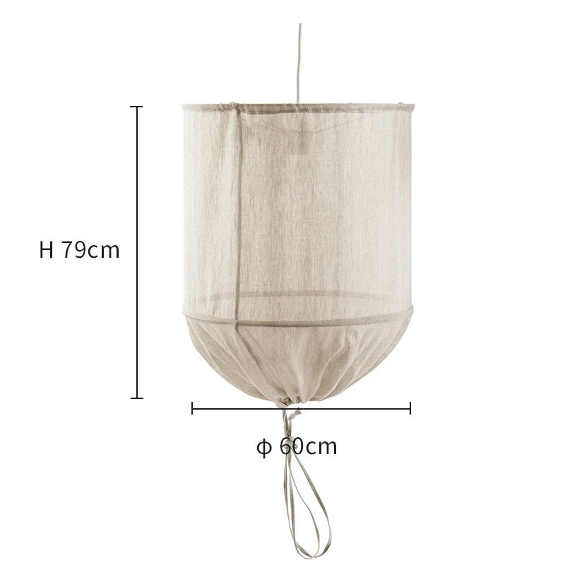 Denmark Linen Cloth Pendant Light Ay illuminate Pendant lamp