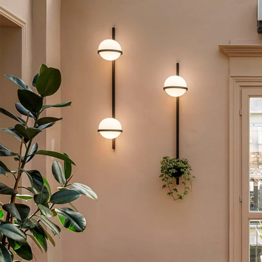 Plant Wall Light Modern Designer Led Study Bedroom Bedside Corridor Luxury Wall Lamp