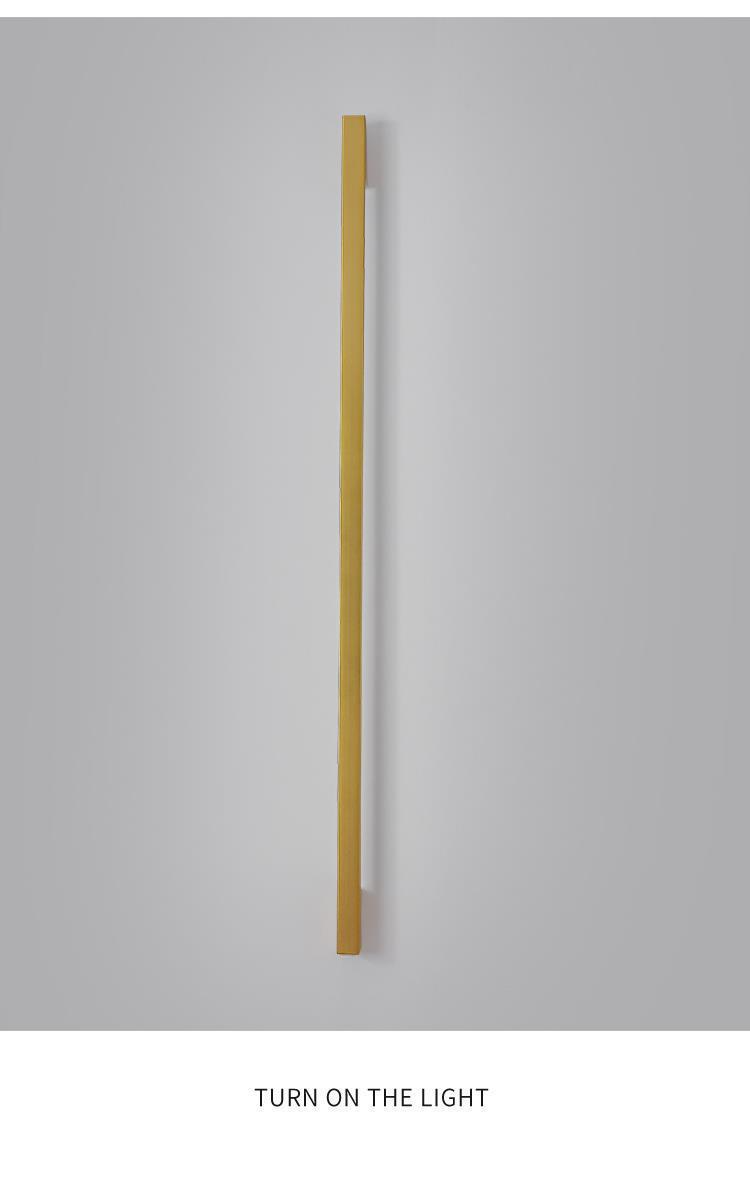 Modern Black Long Strip Wall Lamp Outdoor waterproof Corridor staircase wall light