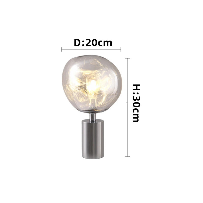 Modern Lava Lampshade LED Table Lamp Bedroom Living Room Restaurant Ambient Desk Lamp Creative Home Decoration Gifts Night Light