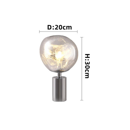 Modern Lava Lampshade LED Table Lamp Bedroom Living Room Restaurant Ambient Desk Lamp Creative Home Decoration Gifts Night Light