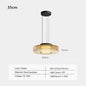 Nordic LED Glass Chandelier for Restaurant Bedroom Dining Room Table Glass Pendant Lights  Home Decoration