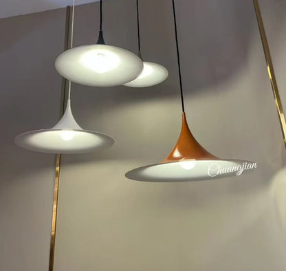 Modern French Designer LED Pendant Light for Dining Table Study Lamp Nordic Danish Restaurant Bar Counter Simple Decor Lighting