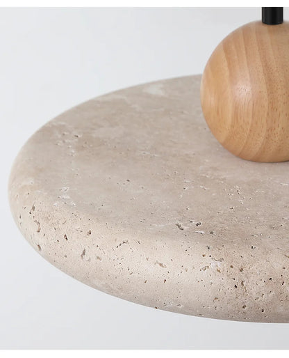 Natural Yellow Travertine Pendant Light Bedroom kitchen Light