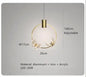 Nordic ring pendant light Acrylic butterfly lights Creative Gold luxury pendant light