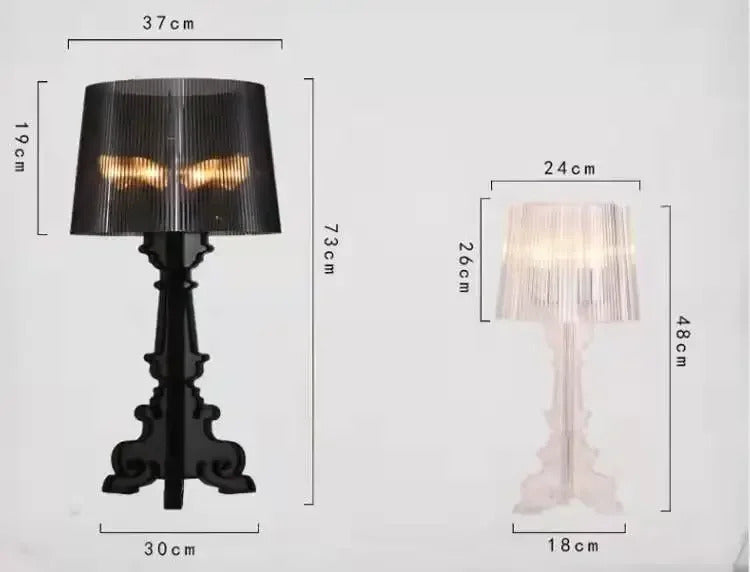 Acrylic Desk Lamp Creative Simplicity for Bedroom study room Personalized Decoration Baroque Ghosting Table Lamps Room Decor