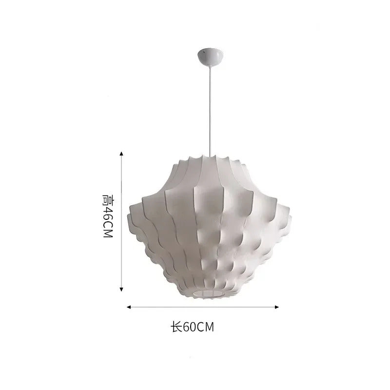 Creative Cocoon Pendant Lamp Wabi Sabi Style Pendant Light